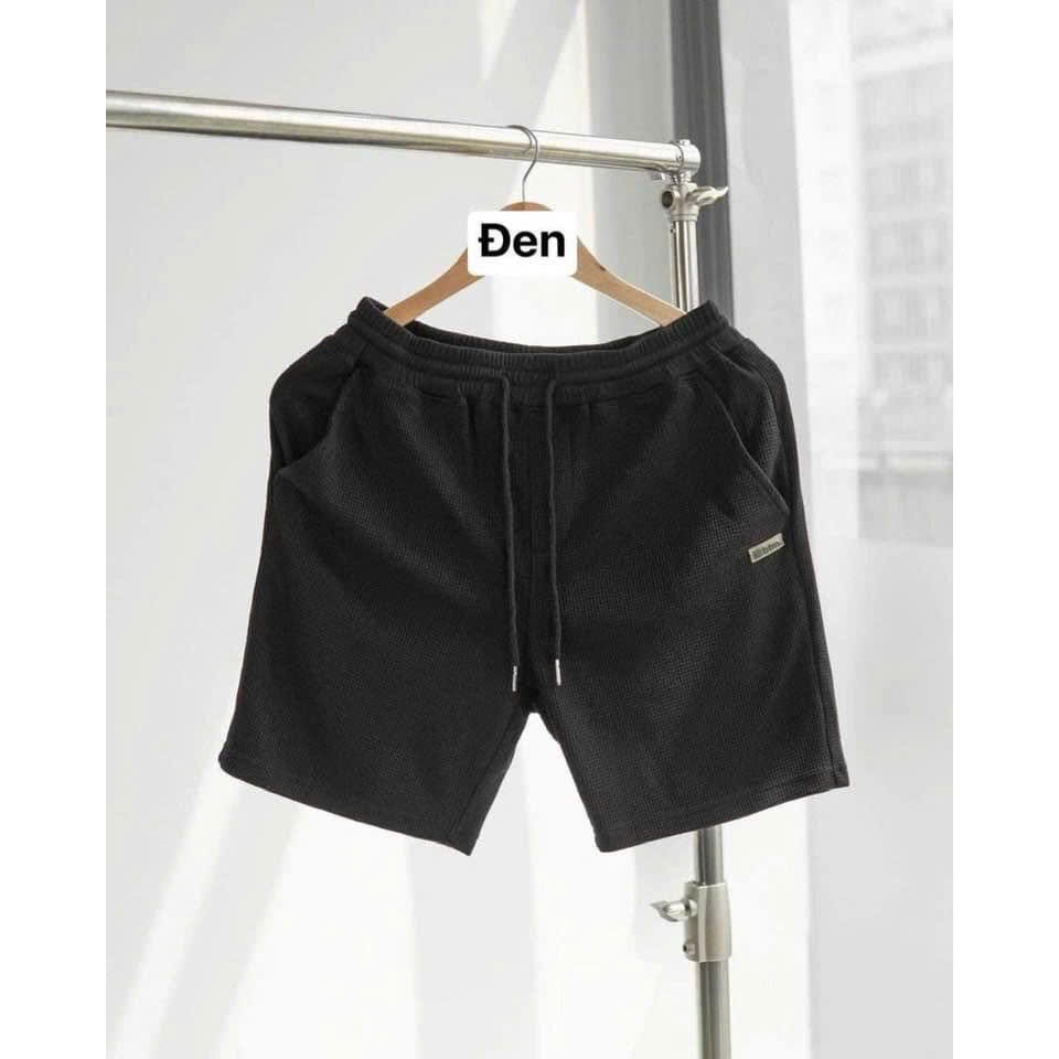 quần shock nam chất liệu thun tổ ong thông thoáng co dãn 4 chiều